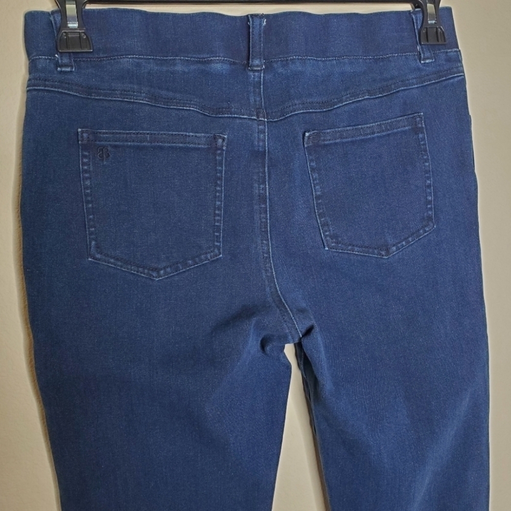 Betabrand Blue Four Pocket High Rise Denim Yoga Skinny Pants - Picture 8 of 11